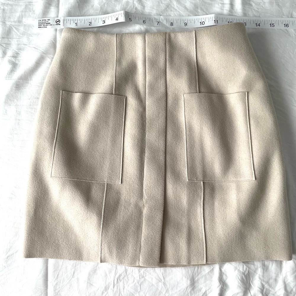 Express Tan Cream Mini Pencil Skirt for Work